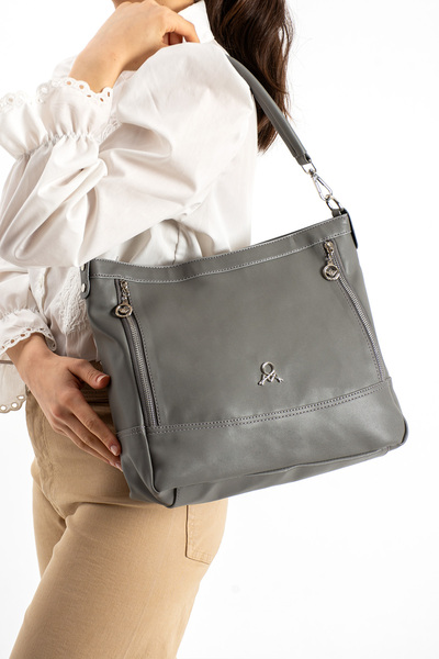 MEGA ÇANTA Women's Shoulder and Crossbody Bag with 5 Compartments, Large Volu...
