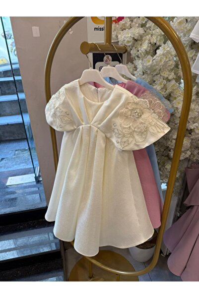 Miss Lorin Kids ÇOCUK ELBİSE APLİKLİ