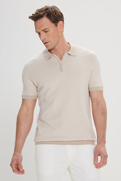 ALTINYILDIZ CLASSICS تي شيرت رجالي من القطن بنسبة 100% بقصة قياسية وياقة بولو...