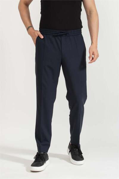 BOSS Erkek Chino Pantolon Mavi