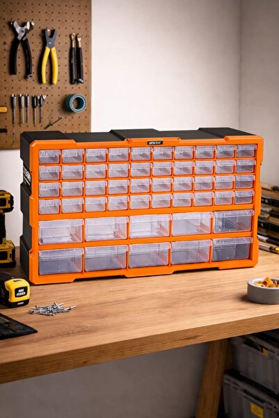 Alezy Super-Bag ASR-6016 Monoblok 50 Çekmeceli Organizer Seti