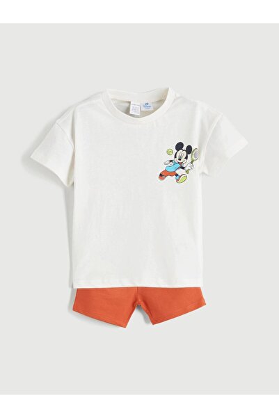 LC Waikiki Set 2 piese: Tricou și pantaloni scurți pentru băieței, cu imprime...