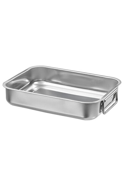 IKEA KONCIS Metal Fırın Kabı, Paslanmaz Çelik vontestore 26x20 cm Fırın-Barbe...