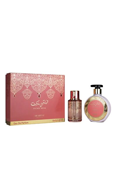 ARABYAT PRESTIGE Set Lychee Musk, EDP 100ml + Body Lotion 300ml
