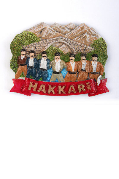 Süreyya Hakkâri Temalı Polyester Kabartmalı Magnet - 7-8 cm Buzdolabı Süsü He...