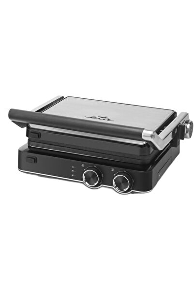ETA Gratar electric GrilChef 5156, 2000 W, otel inoxidabil, deschidere la 180...