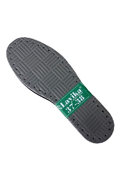 Kent Pazarı Gri Renk 2 Katmanlı Kalın Terlik Bot Patik Tabanı (1 ÇİFT) 10 mm