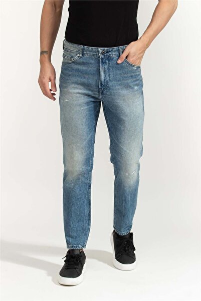 Karl Lagerfeld 5-Pocket Tapered Erkek 5 Cepli Pantolon Mavi