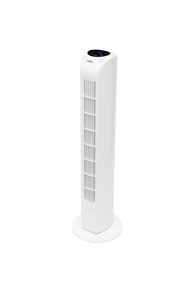 Somogyi Ventilator tip stalp cu telecomandă, alb, 78 cm, 45 W