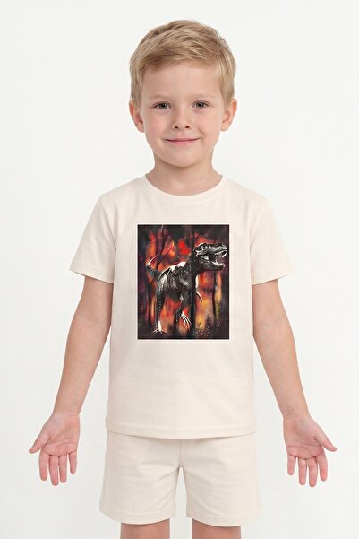 Modmey Παιδικό κοντομάνικο μπλουζάκι με στάμπα για αγόρια B21