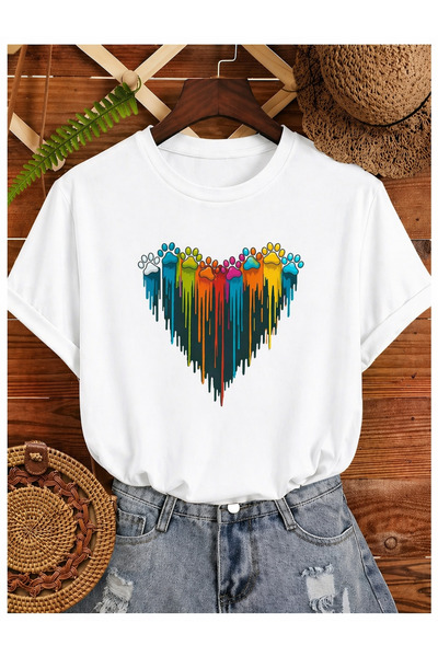 By Layina TRICOU UNISEX OVERSIZE CU IMPRIMEU FĂRĂ MÂNECĂ "AKIŞKAN PATİLER"