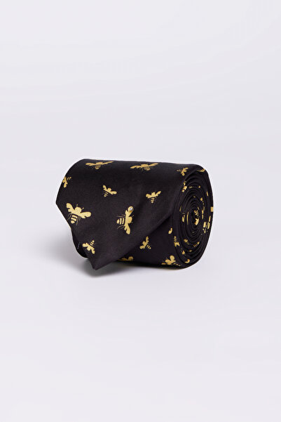 ALTINYILDIZ CLASSICS Ανδρική γραβάτα με μαύρο σχέδιο