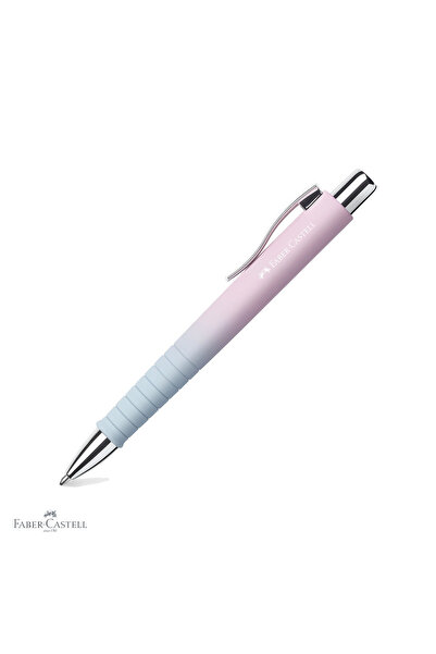 Faber Castell Pix Faber-Castell Flow Poly Ball XB cu mecanism, culoare albast...