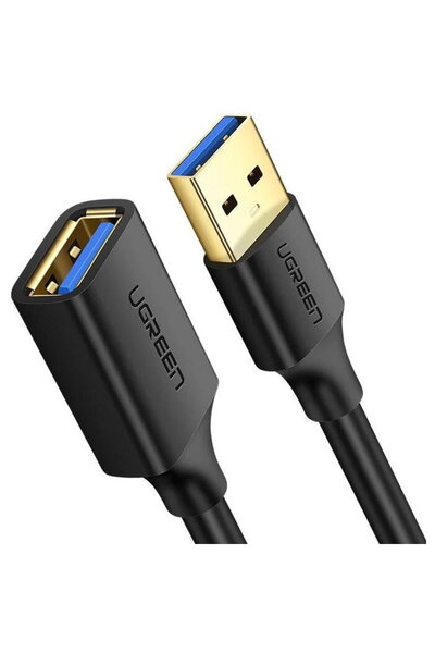 Ugreen Prelungitor, "US129" USB (T) la USB (M), 5m, negru