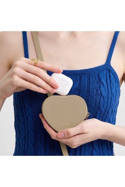 Cogure Combinable - Heart Pouch Mini Magsafe Bag - Wallet - by Bero Lina