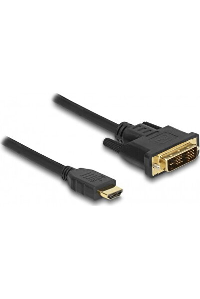 DELOCK Cablu DVI 18+1 pini la HDMI-A 1.0m negru