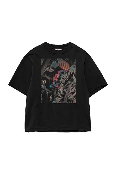 ZAVIXO Tricou unisex supradimensionat cu imprimeu, 100% bumbac, țesătură resp...