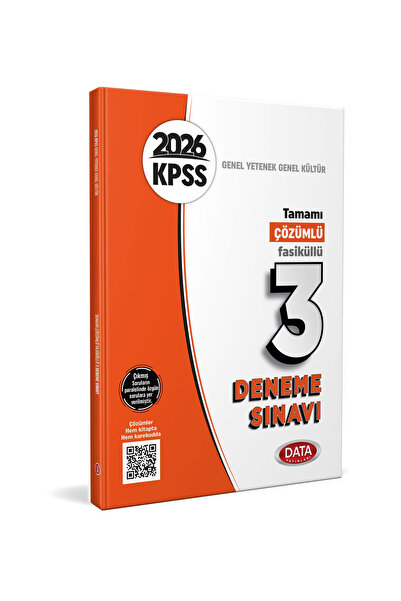 Data Yayınları 2026 KPSS Genel Yetenek Genel Kültür Tamamı Çözümlü 3 Fasikül ...