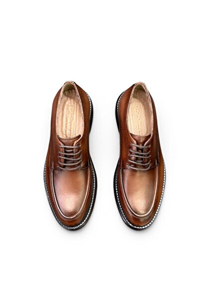 İYİSİNDEN SHOES Genuine Leather Men's Classic Shoes Thick Sole Lace-Up New Se...