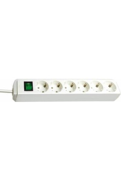 Brennenstuhl -Line 149909, grey, 6 sockets, 1.5 m