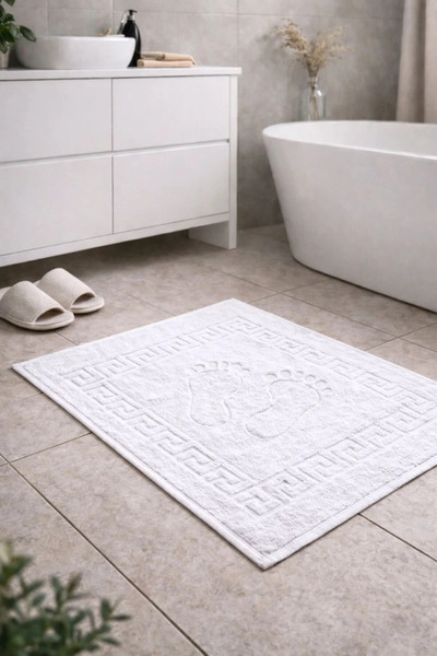 Loselya Πετσέτα ποδιών μπάνιου - Βαμβακερή, απορροφητική και μαλακή υφή 50 x ...