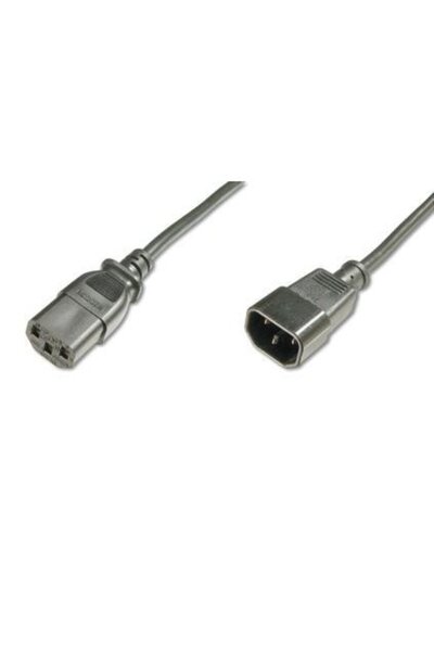 Assmann Cablu prelungitor de alimentare IEC C14 M (priză)/IEC C13 F (priză) 1...