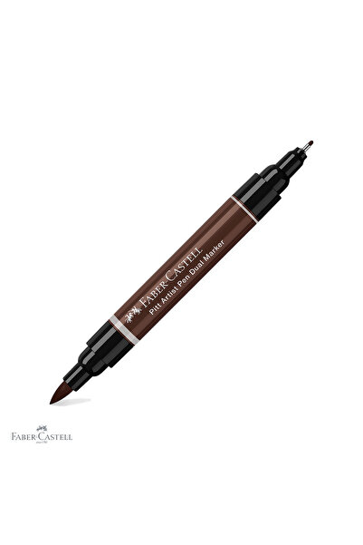 Faber Castell Marker cu vârf dublu, tip pensulă și liner, Faber-Castell Pitt ...