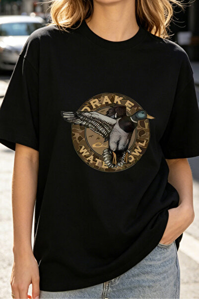 Arabest Womens T Shirts Drake Waterfowl Hunting Design Casual Style
