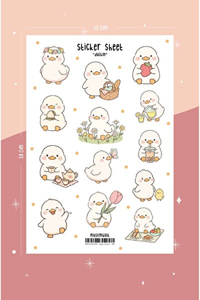 MuslimWalk Duckin – Sevimli Ördek Sticker Seti #189