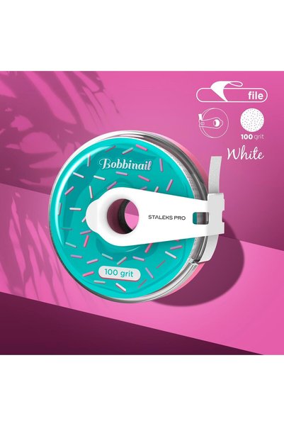 Gökkuşağı AT-100W خبير في شريط أبيض بديل، ملف بلاستيكي STALEKS PRO، 100 حبيبة رملية