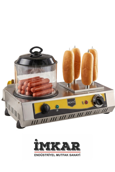 İMKAR ASFALT BOYASI 4 KAZIKLI HOT DOG ELEKTRİKLİ SOSİSLİ MAKİNESİ