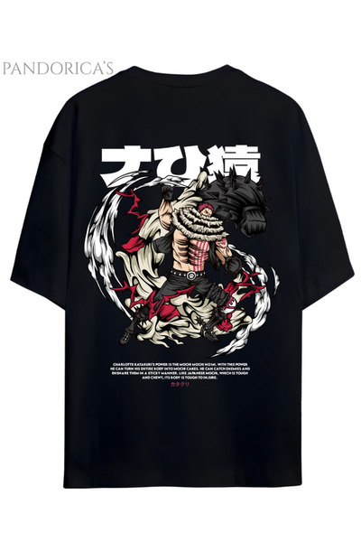 Grafftee Clothing ONE PIECE ÖZEL TASARIM SERİSİ "CHARLOTTE KATAKURI" SIRT BAS...
