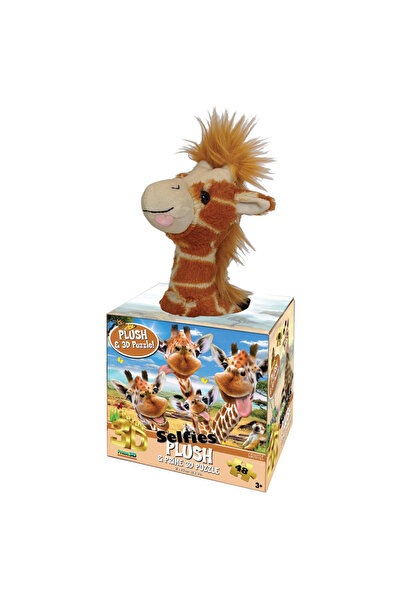 lowell home Prime 3D - أحجية الزرافة القطيفة والسيلفي 48 قطعة 15802