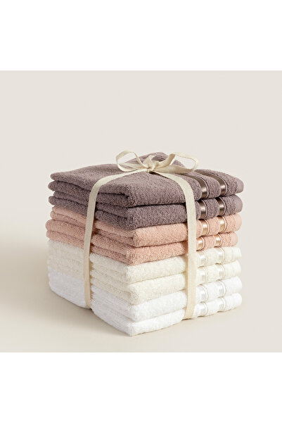 Chakra Σετ πετσετών προσώπου 8 τεμαχίων Chic, 100% βαμβάκι, 50x80 εκ.