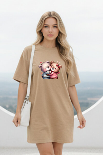 Pink Sky Plus Size Women Short Sleeve Crew Neck T-Shirt Dress Nightgown Comfy...