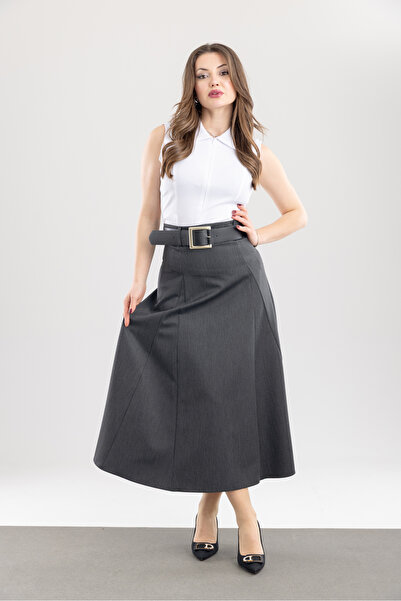 TUĞBA ERGÜL Γυναικεία φούστα Nikol με λεπτομέρεια ζώνης