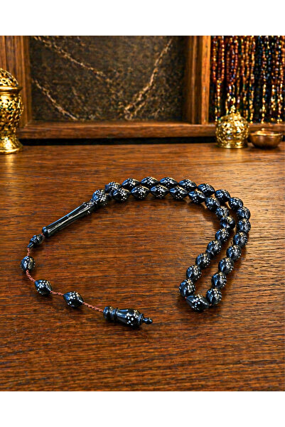 SUFİ TESBİH & ESANS VE HEDİYELİK Orijinal Karartılmış Kuka Tesbih 8x6 mm Alpa...