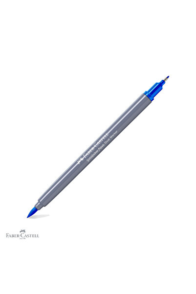 Faber Castell Marker solubil Faber-Castell Goldfaber cu vârf dublu, albastru ...