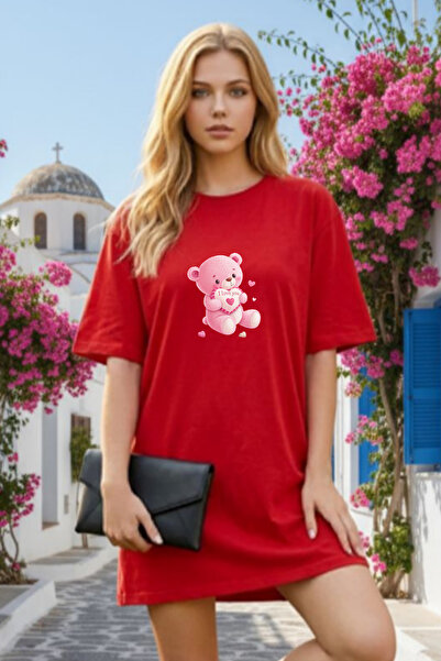 Pink Sky Γυναικείο μπλουζάκι με κοντό μανίκι και λαιμόκοψη, μεγάλο μέγεθος, ν...