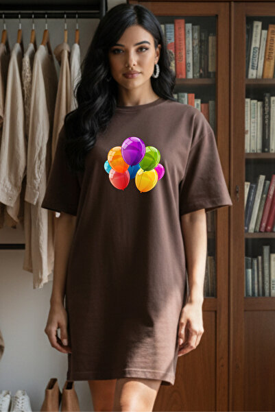 Pink Sky Γυναικείο μπλουζάκι με κοντό μανίκι και λαιμόκοψη, μεγάλο μέγεθος, ν...