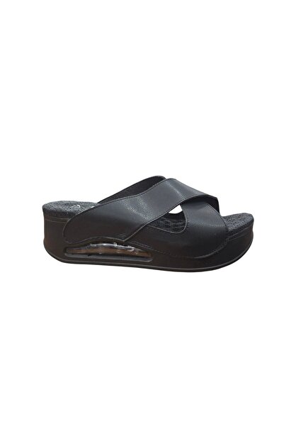 WALKONT 31210-001 Full Black Women's Slippers