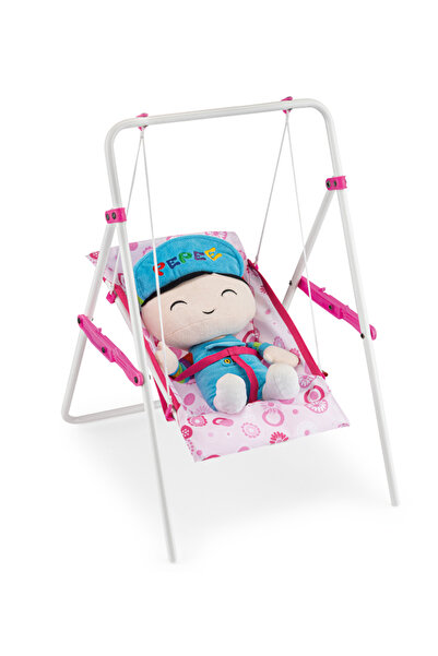 Moonybaby MB1003 Oyuncak Bebek Salıncak / Büyük Ölçülerde Metal Ayaklı