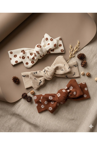 Baby Bakkal Σετ μπαντάνας για μωρά (3 τεμάχια) (Για μωρά από 0 έως 18 μηνών)