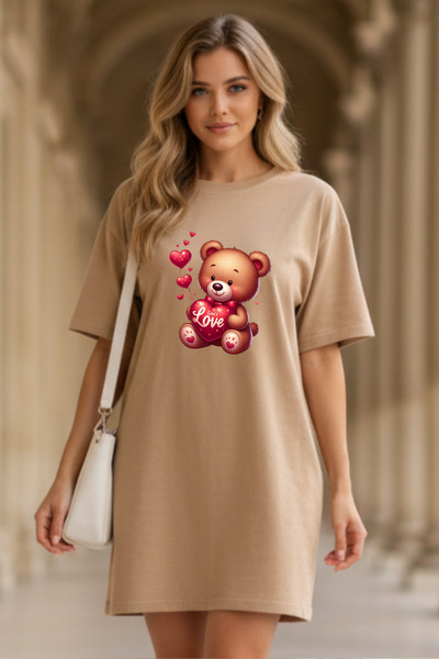 Pink Sky Γυναικείο μπλουζάκι με κοντό μανίκι και λαιμόκοψη, μεγάλο μέγεθος, ν...