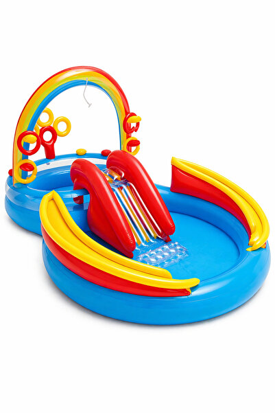 Intex Παιδική Πισίνα με Σιντριβάνι 2.97 x 1.93 x 1.35 μ.