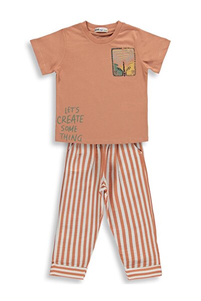 Civil Boys Σετ με στάμπα για 2-5 ετών - Πορτοκαλί
