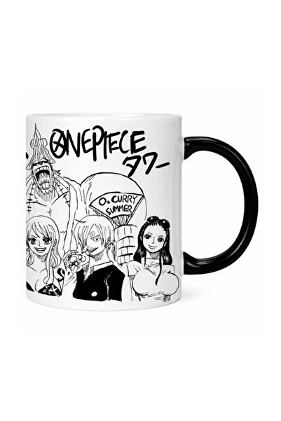 ONE PİECE Hand-Painted Ceramic Mug – Anime Coffee & Tea Cup for Fans
