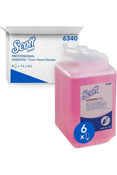 SCOTT ® Essential Foaming Hand Cleanser 6340200, 6 packs x 1 L