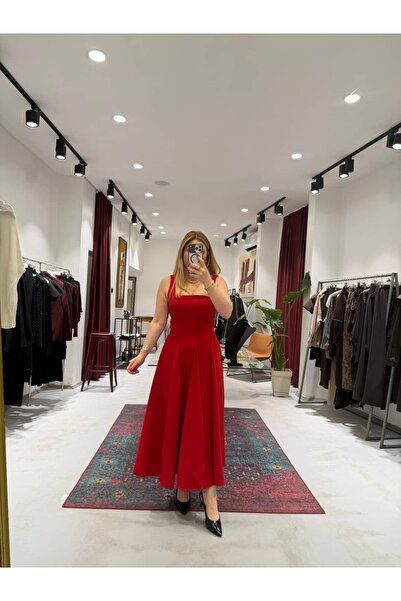 ALLWIN Μίντι Φόρεμα με τετράγωνο γιακά