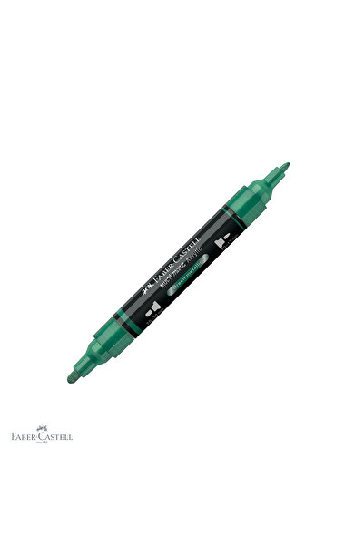 Faber Castell Marker acrilic Faber-Castell Multimark, culoare verde metalizat...